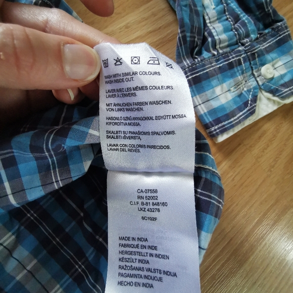 CA 7-8 kids blouse button down shirt - Picture 4 of 5